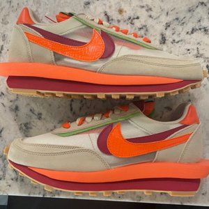 Clot x Sacai x Nike LDWaffle Orange Blaze